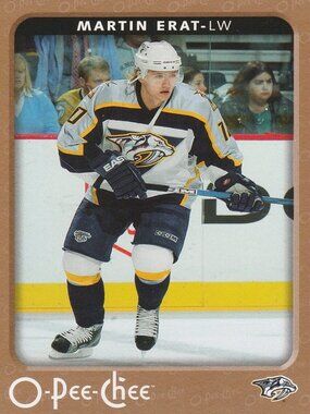 Martin Erat - 2006/2007 O Pee Chee Hockey Card